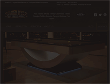 Tablet Screenshot of billiardmfg.com